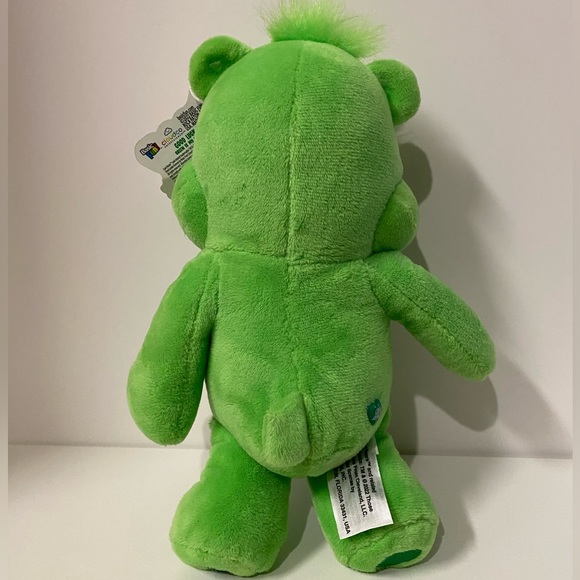 Care Bears Plush Good Luck Bear Green Glitter Shamrock Stuffed Animal Toy 9 inch - Picture 3 of 11